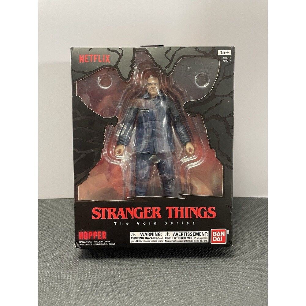 Bandai Stranger Things Hawkins 6" Figure Collection Hopper‎ Season 4 Horror Toy